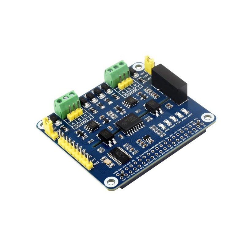 Waveshare 2-CH RS485 HAT para Raspberry Pi